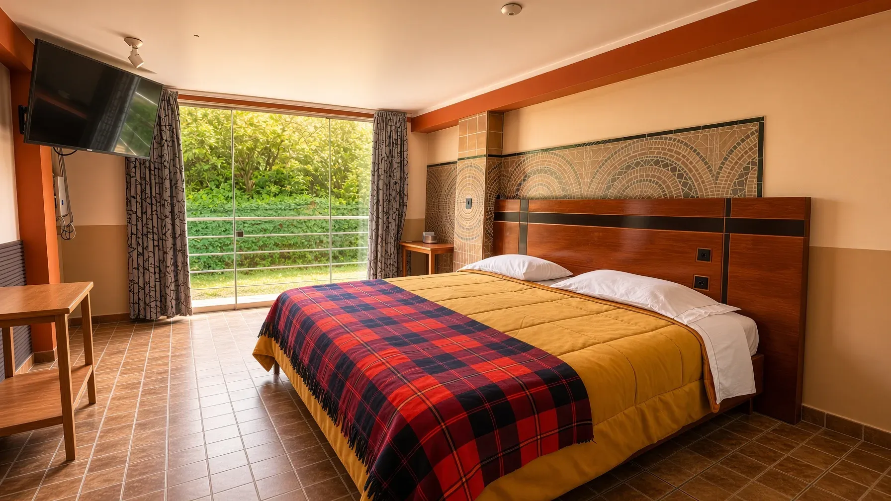 Habitación del Hotel Manantial en Churín